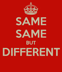 same same but different